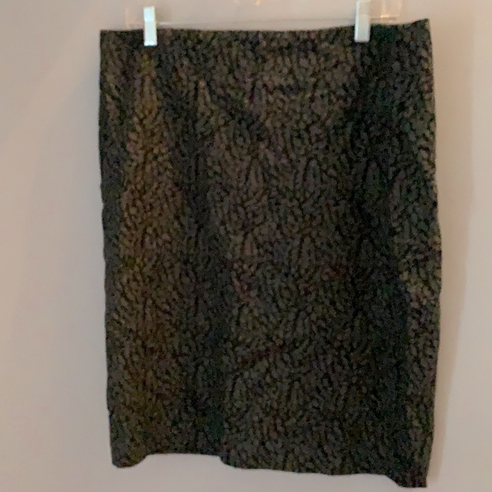 Loft patterned pencil skirt size 14